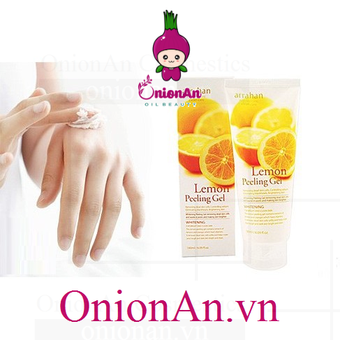Gel tẩy da chết Arrahan Lemon White Peeling Gel